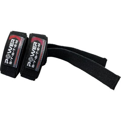 Power System Power Straps - Unisex Oefenbanden - Zwart & Rood Power System Power Straps - Unisex Oefenbanden - Zwart & Rood
