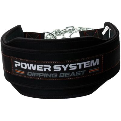 Pas do podnoszenia ciężarów Power System Dipping Beast - Wsparcie dla ramion, barków, klatki piersiowej Pas do podnoszenia ciężarów Power System Dipping Beast - Wsparcie dla ramion, barków, klatki piersiowej