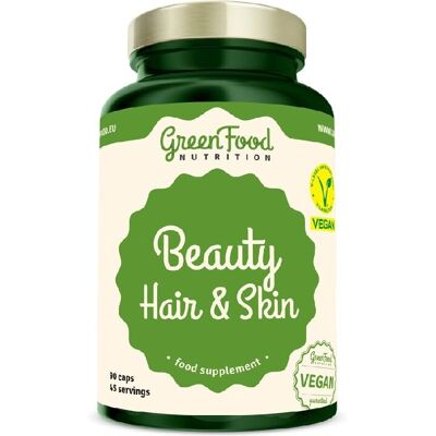 GreenFood Nutrition Beauty Hair & Skin Kapsle - Doplněk stravy GreenFood Nutrition Beauty Hair & Skin Kapsle - Doplněk stravy