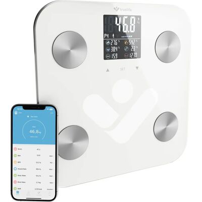 TrueLife FitShape S6 BT - Balance Bluetooth à Impédance Bioélectrique - Blanc TrueLife FitShape S6 BT - Balance Bluetooth à Impédance Bioélectrique - Blanc