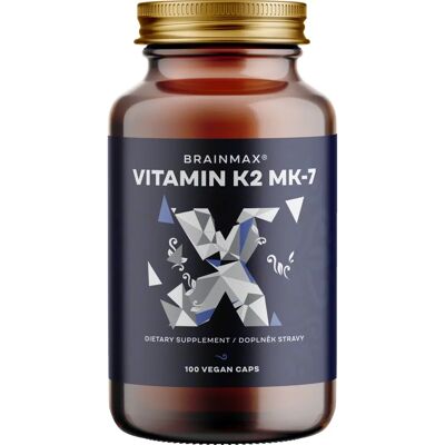 BrainMax Witamina K2 MK7 - Wspiera Kości i Serce BrainMax Witamina K2 MK7 - Wspiera Kości i Serce