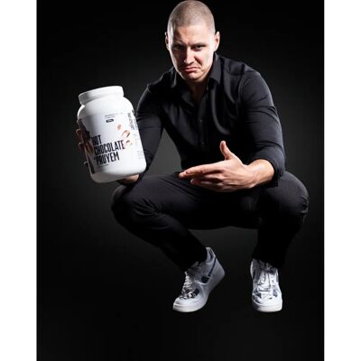 Białko BrainMax PRUYEM - Wysokiej jakości koncentrat białka serwatkowego - Czekolada - 1000 g Białko BrainMax PRUYEM - Wysokiej jakości koncentrat białka serwatkowego - Czekolada - 1000 g