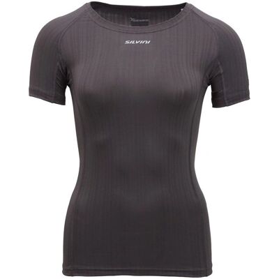 Silvini Basale Black Short-Sleeve Baselayer Silvini Basale Black Short-Sleeve Baselayer