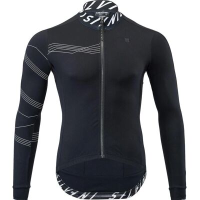Silvini Men's Black Varano Long Sleeve Jersey - Road Cycling Jersey Silvini Men's Black Varano Long Sleeve Jersey - Road Cycling Jersey