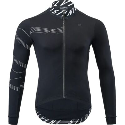 Silvini Heren Zwart Varano Lange Mouw Fietsjersey - Wegfietsjersey Silvini Heren Zwart Varano Lange Mouw Fietsjersey - Wegfietsjersey