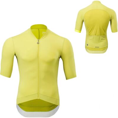 Silvini Men's Yellow Ansino Jersey - Slim Fit Cycling Jersey Silvini Men's Yellow Ansino Jersey - Slim Fit Cycling Jersey