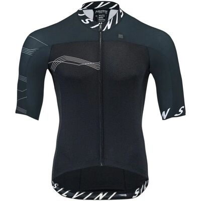 Maglietta Silvini Stelvio - Nero, XS, Maglia da ciclismo Maglietta Silvini Stelvio - Nero, XS, Maglia da ciclismo