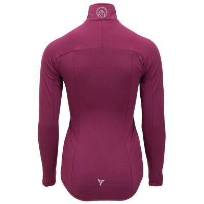 Silvini Women's Purple Sillaro Hoody - Breathable Outdoor Sports Layer Silvini Women's Purple Sillaro Hoody - Breathable Outdoor Sports Layer
