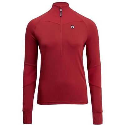 Felpa Silvini Latera Viola Donna - Slim fit, Zip ¾ Felpa Silvini Latera Viola Donna - Slim fit, Zip ¾
