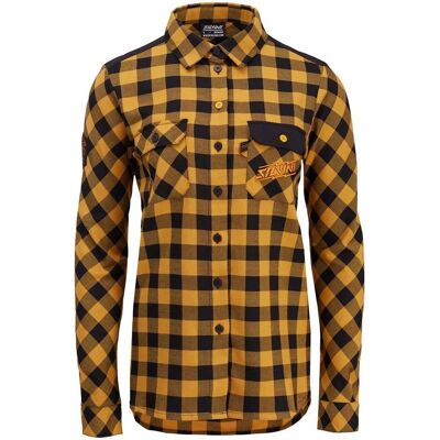 Camicia di Flanella Gialla Traspirante SILVINI Briona - Camicia Camicia di Flanella Gialla Traspirante SILVINI Briona - Camicia