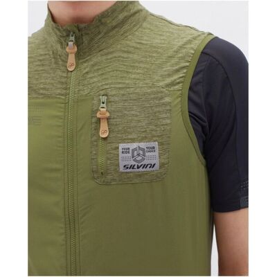 Silvini Cairo Groen 2XL Heren Vest - Gravel Fietskleding Silvini Cairo Groen 2XL Heren Vest - Gravel Fietskleding