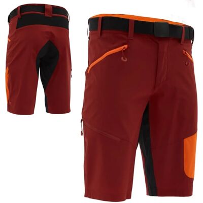 Short MTB Rango Pro Silvini Merlot/Arancione Uomo Short MTB Rango Pro Silvini Merlot/Arancione Uomo