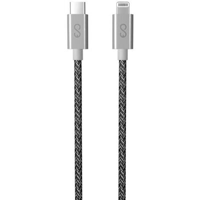 Epico Szürke 1,8m Lightning Kábel - USB-C to Lightning, 60W PD Epico Szürke 1,8m Lightning Kábel - USB-C to Lightning, 60W PD