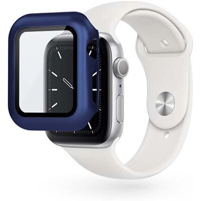 Epico Blå Plastikkappe for Apple Watch 40mm med skjermbeskytter - Tilbehør Epico Blå Plastikkappe for Apple Watch 40mm med skjermbeskytter - Tilbehør