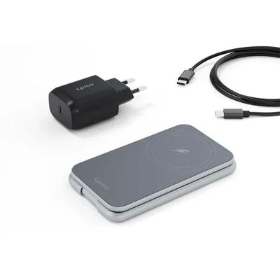 Epico Mag+ Ladeständer - 3-in-1 Kabelloses Ladegerät - MagSafe Kompatibel - Space Grey Epico Mag+ Ladeständer - 3-in-1 Kabelloses Ladegerät - MagSafe Kompatibel - Space Grey