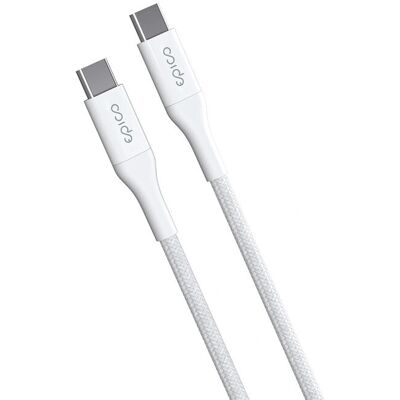 Epico USB Kabel - 2m Weiß - USB-C Power Delivery Epico USB Kabel - 2m Weiß - USB-C Power Delivery