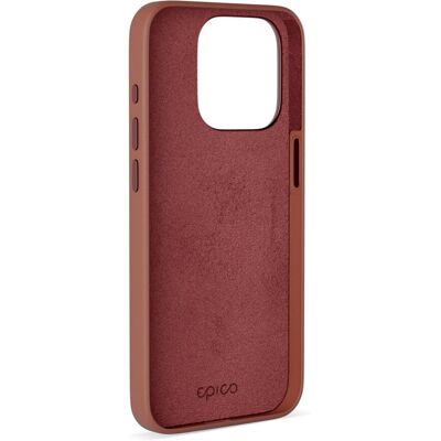 Kožené MagSafe pouzdro pro iPhone 16 Pro - Hnědé Kožené MagSafe pouzdro pro iPhone 16 Pro - Hnědé