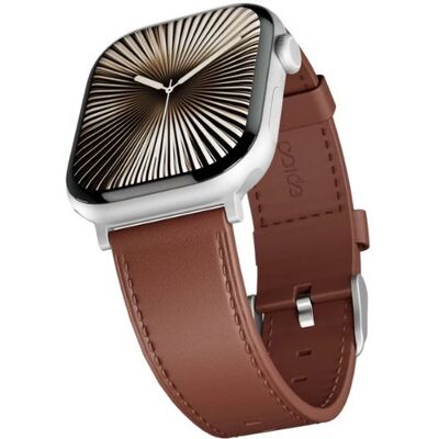 Epico Apple Watch Lederarmband - Echtes Leder - Braun - Uhrenarmband Epico Apple Watch Lederarmband - Echtes Leder - Braun - Uhrenarmband