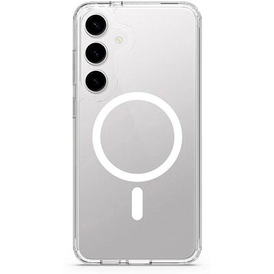 Coque transparente Spello Galaxy S25+ - Compatible MagSafe - Publicité Coque transparente Spello Galaxy S25+ - Compatible MagSafe - Publicité