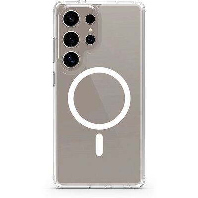 Gennemsigtig Spello S25 Ultra Cover - Samsung Galaxy S25 Ultra - Stødabsorberende & MagSafe Gennemsigtig Spello S25 Ultra Cover - Samsung Galaxy S25 Ultra - Stødabsorberende & MagSafe