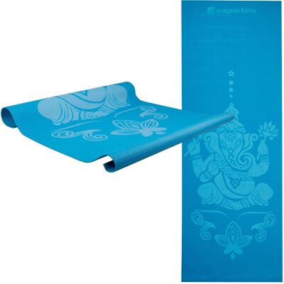 Mat do jogi inSPORTline - 172x61cm, Niebieski - Ćwiczenia, Pilates Mat do jogi inSPORTline - 172x61cm, Niebieski - Ćwiczenia, Pilates
