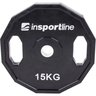 inSPORTline Ruberton 15kg Guma pokryta talerz obciążeniowy - Talerz obciążeniowy inSPORTline Ruberton 15kg Guma pokryta talerz obciążeniowy - Talerz obciążeniowy