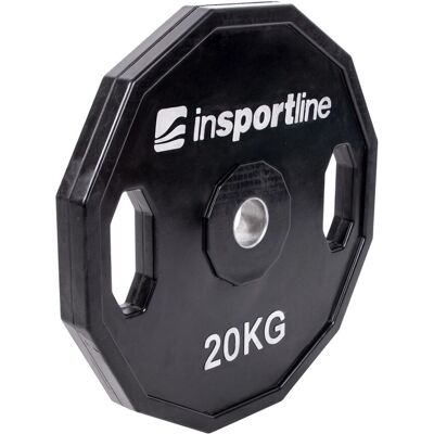 Talerz wagowy Ruberton 20kg inSPORTline - Trwała powłoka z gumy Talerz wagowy Ruberton 20kg inSPORTline - Trwała powłoka z gumy