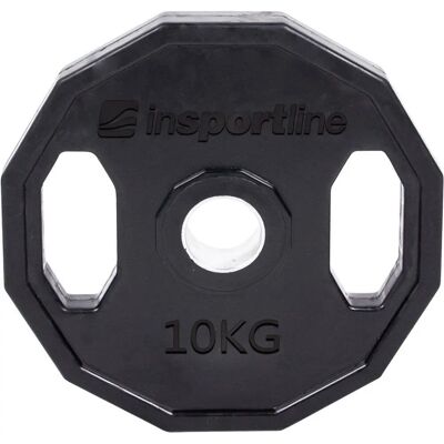 InSPORTline Ruberton Olimpijski Talerz - 10kg, odporny na uderzenia, z uchwytami InSPORTline Ruberton Olimpijski Talerz - 10kg, odporny na uderzenia, z uchwytami