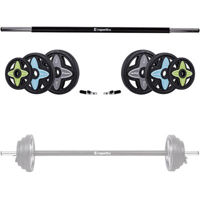 Insportline Pumpstar - Stångsats med vikter - Justerbar 2kg till 19,5kg Insportline Pumpstar - Stångsats med vikter - Justerbar 2kg till 19,5kg