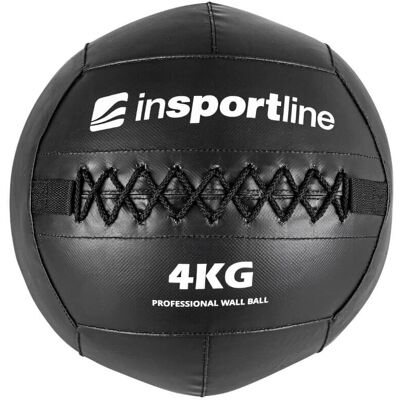 inSPORTline Fekete 4kg Wallball - Gyakorló és edzőlabda inSPORTline Fekete 4kg Wallball - Gyakorló és edzőlabda