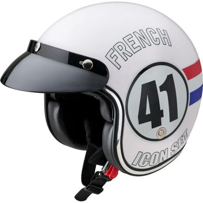 W-TEC Café Racer Sisak - Retro Stílus - Szemüveg Viselőknek W-TEC Café Racer Sisak - Retro Stílus - Szemüveg Viselőknek