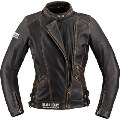 W-TEC - Black Heart Lizza - Barna - Bőr motoros kabát W-TEC - Black Heart Lizza - Barna - Bőr motoros kabát