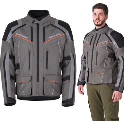 W-TEC Smackton - Szürke-Narancs - Túrasport motorosdzseki W-TEC Smackton - Szürke-Narancs - Túrasport motorosdzseki
