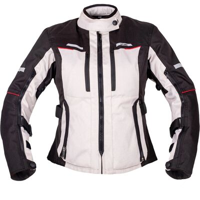 W-TEC - Maise - Fekete-Szürke-Piros - XL - Motoros kabát W-TEC - Maise - Fekete-Szürke-Piros - XL - Motoros kabát