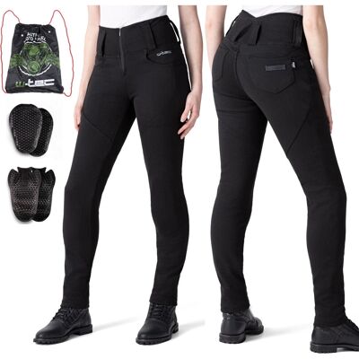 W-TEC - Nombutta - Fekete - Kibővített - Motoros leggings W-TEC - Nombutta - Fekete - Kibővített - Motoros leggings