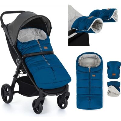 Zimní set Petite Mars Jibot - 3v1 + rukavice Jasie Ocean Blue - Zimní fusak a rukavice Zimní set Petite Mars Jibot - 3v1 + rukavice Jasie Ocean Blue - Zimní fusak a rukavice