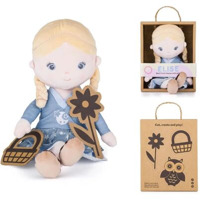 Petite&Mars Plush Doll Elise 35cm - Stuffed Toy Petite&Mars Plush Doll Elise 35cm - Stuffed Toy