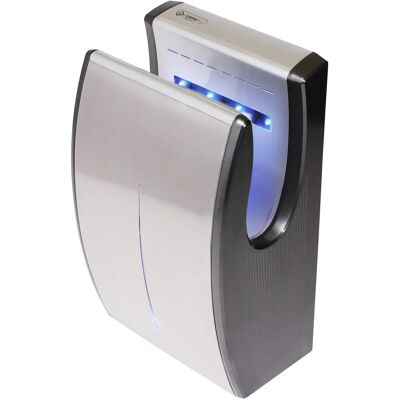 Uscător de mâini Jet Dryer Compact - Aer Igienic, Argintiu Uscător de mâini Jet Dryer Compact - Aer Igienic, Argintiu