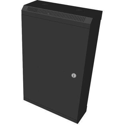 DATACOM 12U 10" Wandregal - Schwarz - 140mm Tiefe DATACOM 12U 10" Wandregal - Schwarz - 140mm Tiefe