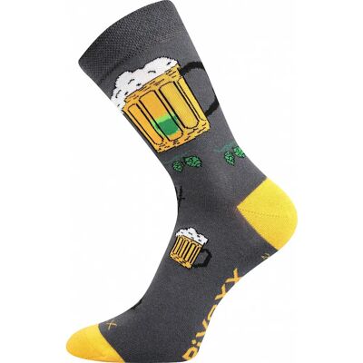 Barefoot Pivo-mix5 vícebarevné ponožky - Muži Barefoot Pivo-mix5 vícebarevné ponožky - Muži