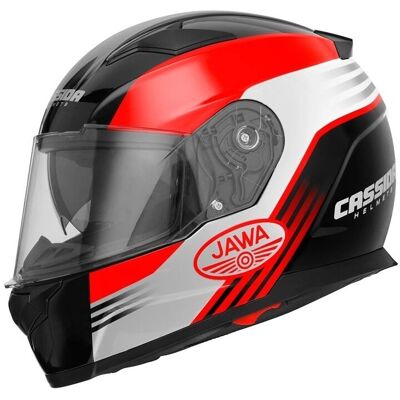 Cassida - Apex Jawa - rojo-negro-gris - S - Helmet Cassida - Apex Jawa - rojo-negro-gris - S - Helmet