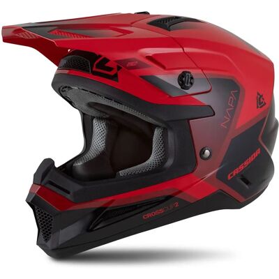Cassida - Cross Cup 2 - Napa Red - Casco de moto Cassida - Cross Cup 2 - Napa Red - Casco de moto