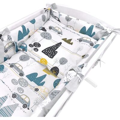 Sada do kolébky Baby Nellys - Bavlna, Hypoalergenní, 90x40 Sada do kolébky Baby Nellys - Bavlna, Hypoalergenní, 90x40