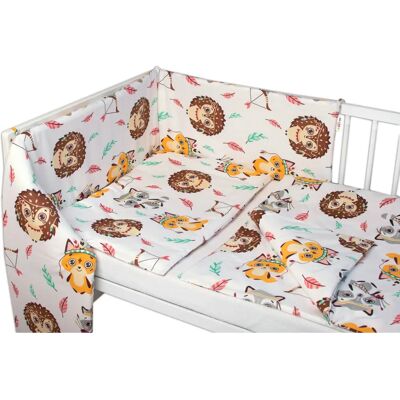 Baby Nellys - bílá - 135x100 - Sada do postýlky Baby Nellys - bílá - 135x100 - Sada do postýlky