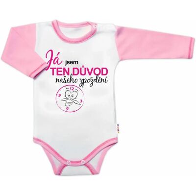 Baby Nellys - Já jsem TEN DŮVOD - 62 (2-3m) - Body Baby Nellys - Já jsem TEN DŮVOD - 62 (2-3m) - Body