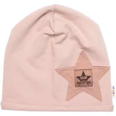 Baby Nellys - Baby Star - béžová - 92-98 (18-36m) - baby hat Baby Nellys - Baby Star - béžová - 92-98 (18-36m) - baby hat