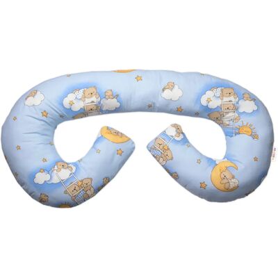 Baby Nellys - MAXI - Modrá - Nursing pillow Baby Nellys - MAXI - Modrá - Nursing pillow