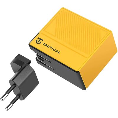 Tactical Tactical Nett Warrior GaN Netzteil - 100W, 2xUSB-C, 1xUSB-A - Gelb Tactical Tactical Nett Warrior GaN Netzteil - 100W, 2xUSB-C, 1xUSB-A - Gelb