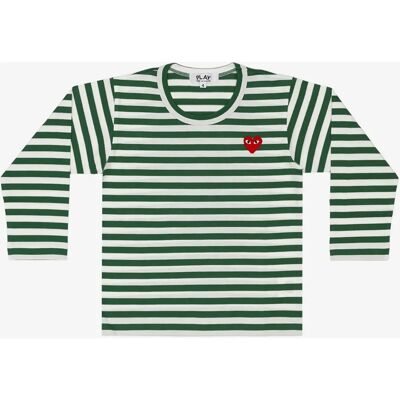 Tricou de copil verde tricotat Comme des Garçons PLAY - Kids T-Shirt Tricou de copil verde tricotat Comme des Garçons PLAY - Kids T-Shirt