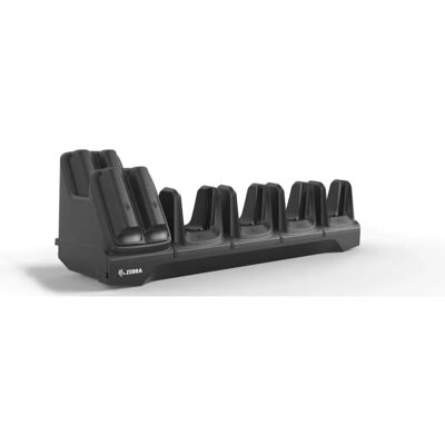 Zebra CRD-MC2X-4SC4BC-01 - Mobil enhetsladdare - Svart - Inomhus - 4-Slot Zebra CRD-MC2X-4SC4BC-01 - Mobil enhetsladdare - Svart - Inomhus - 4-Slot